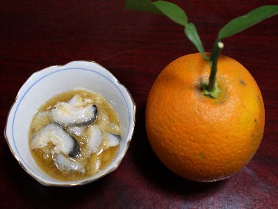 ナマコのみぞれ和え
